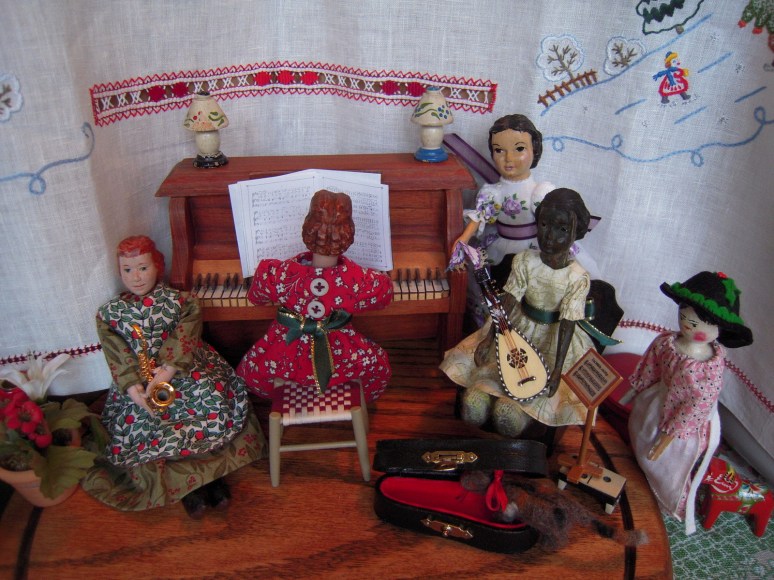 Warming up for the sing-along