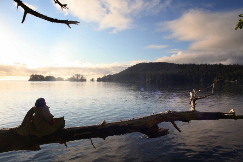 Happy moments in a tree
