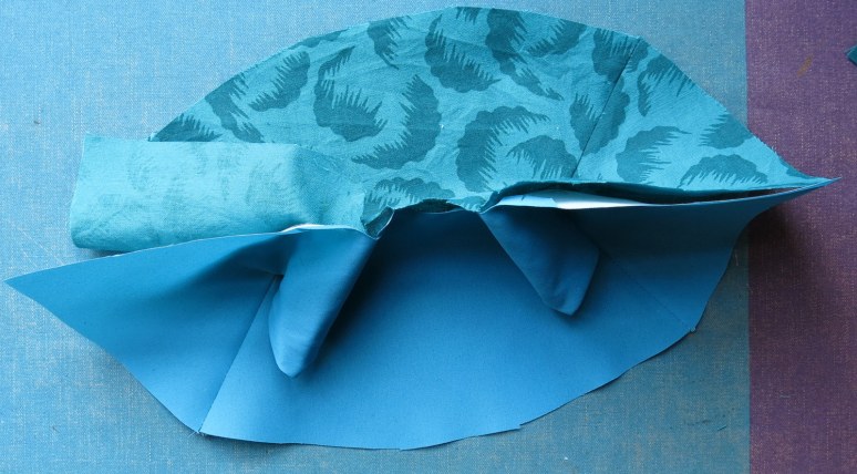 Pulling the lining inside