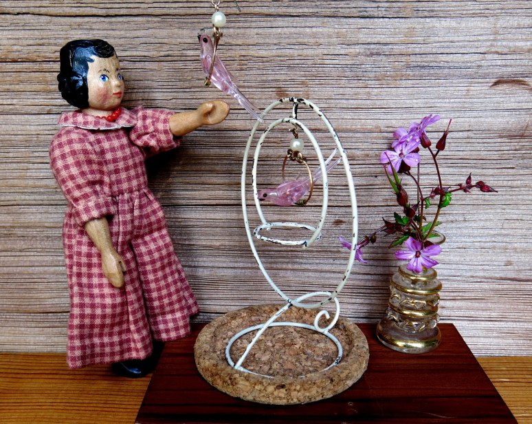 A Perfectly Precious Pair of Pink Parakeets