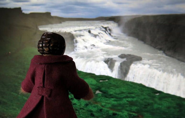 Constance views Gulfoss