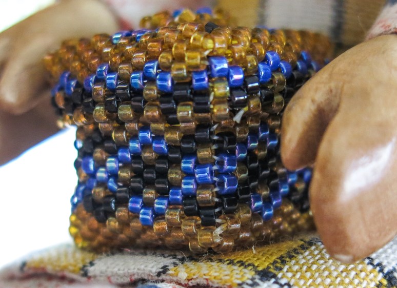 Sheralee Mack Beadwork Basket