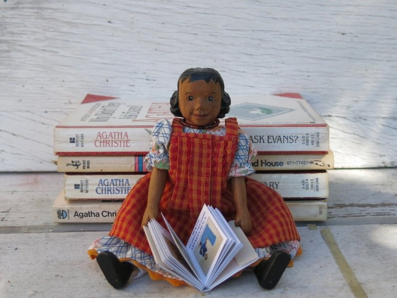 Reading to pass the time