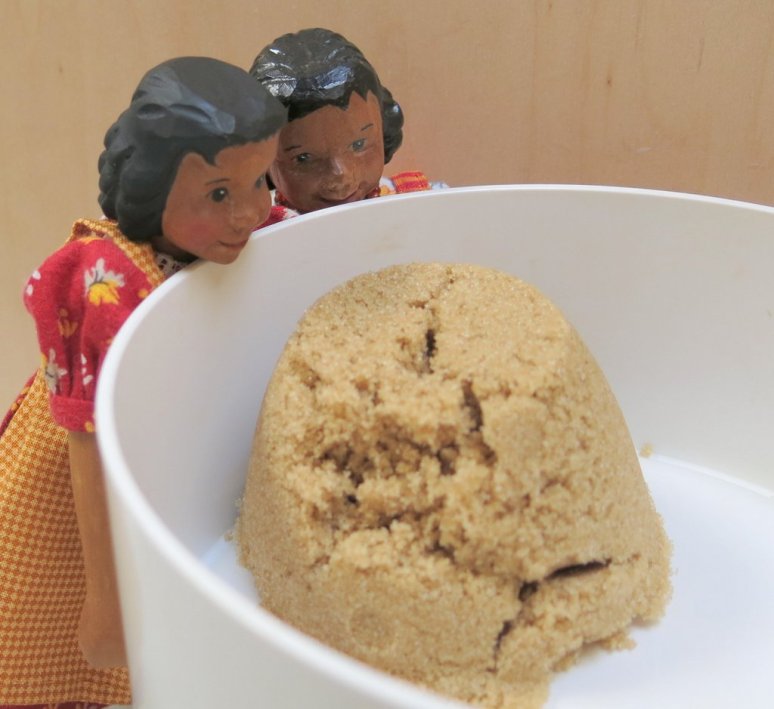 About half a cup of Brown sugar