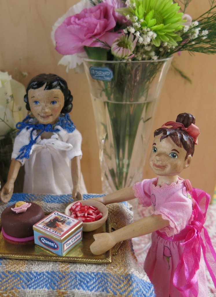 Cake, Biscuits and Strawberries