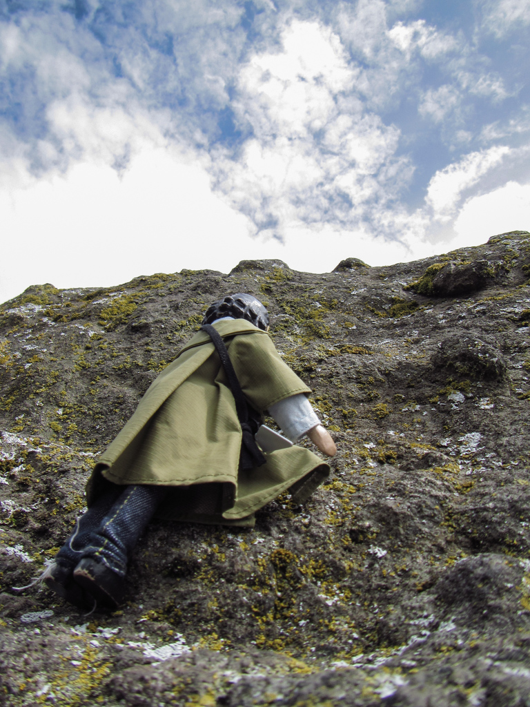 Climbing Balance Rock