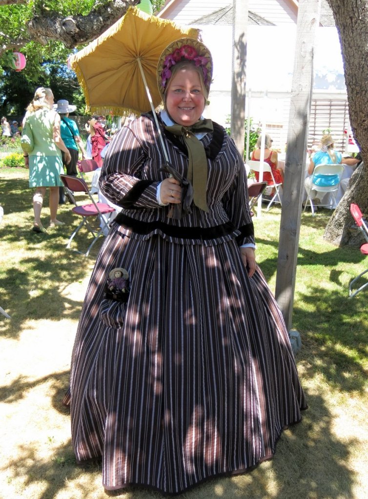 1865 Striped Dress