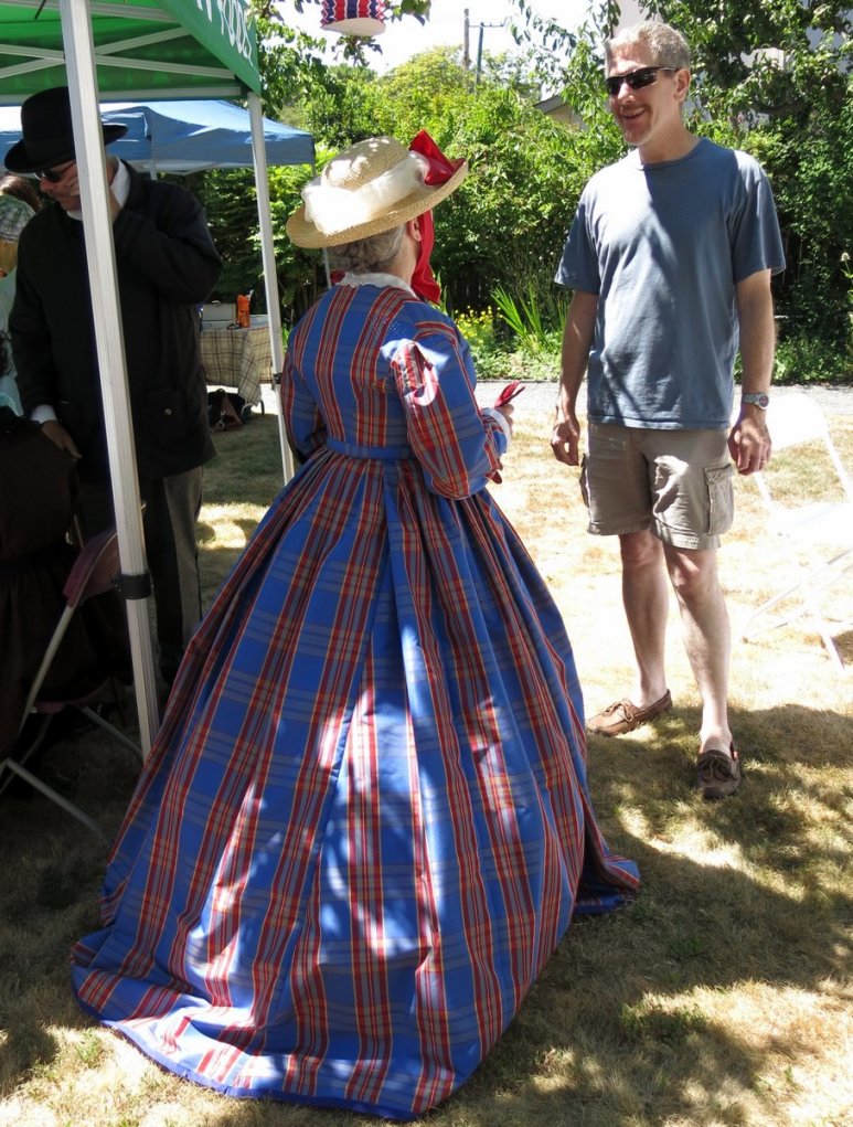 1865 Plaid Dress