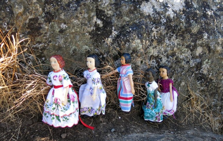 Girls in Hanky Dresses