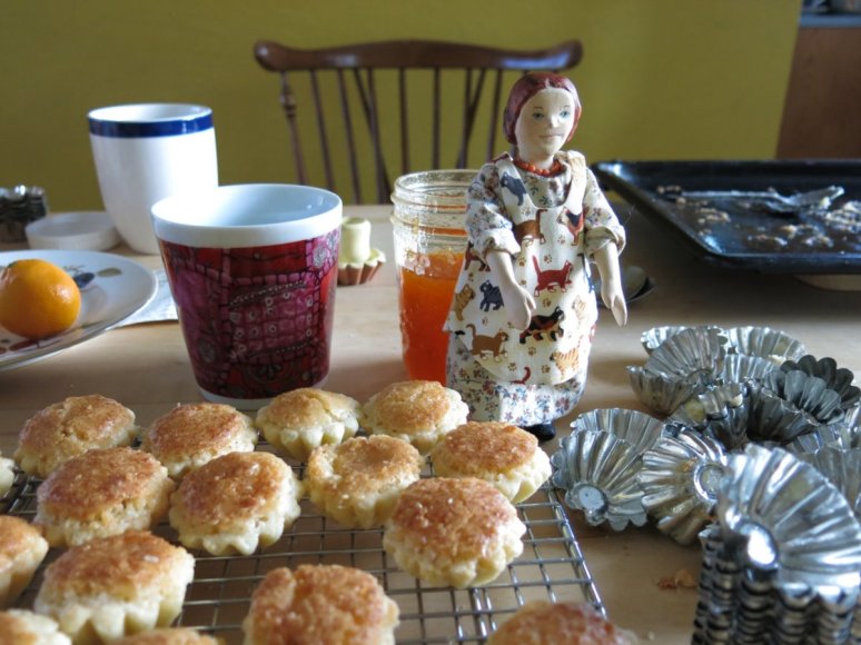 Popped out while warm