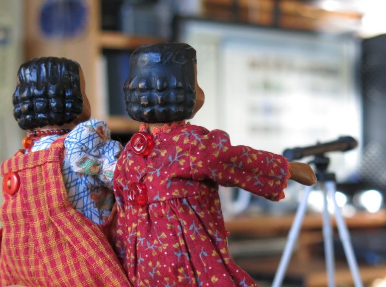 A little to the left