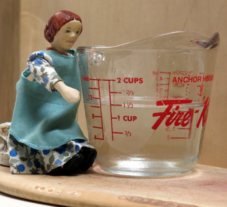 One and a third cups water